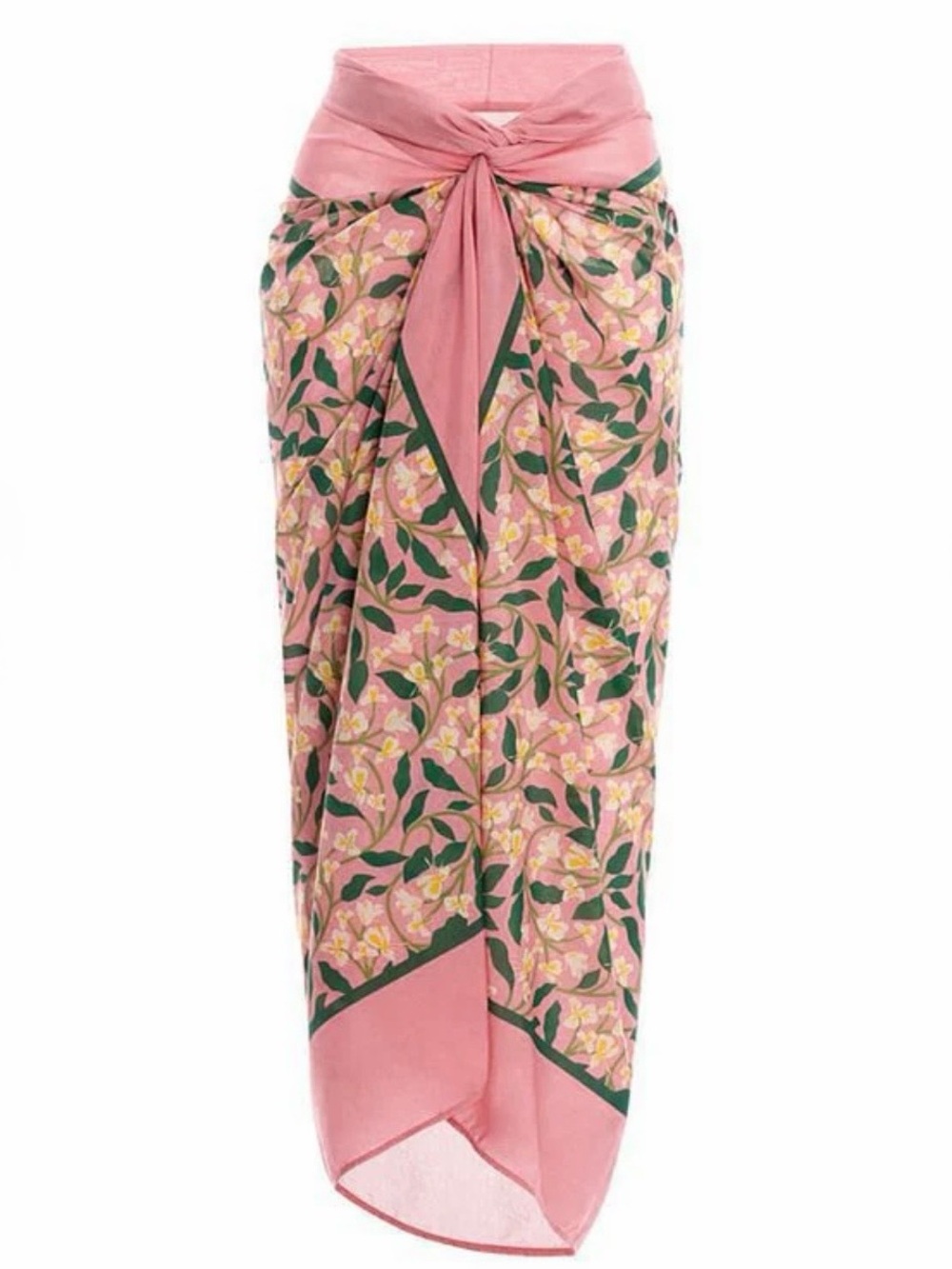 Agua by Agua Bendita Pink and Green pareo